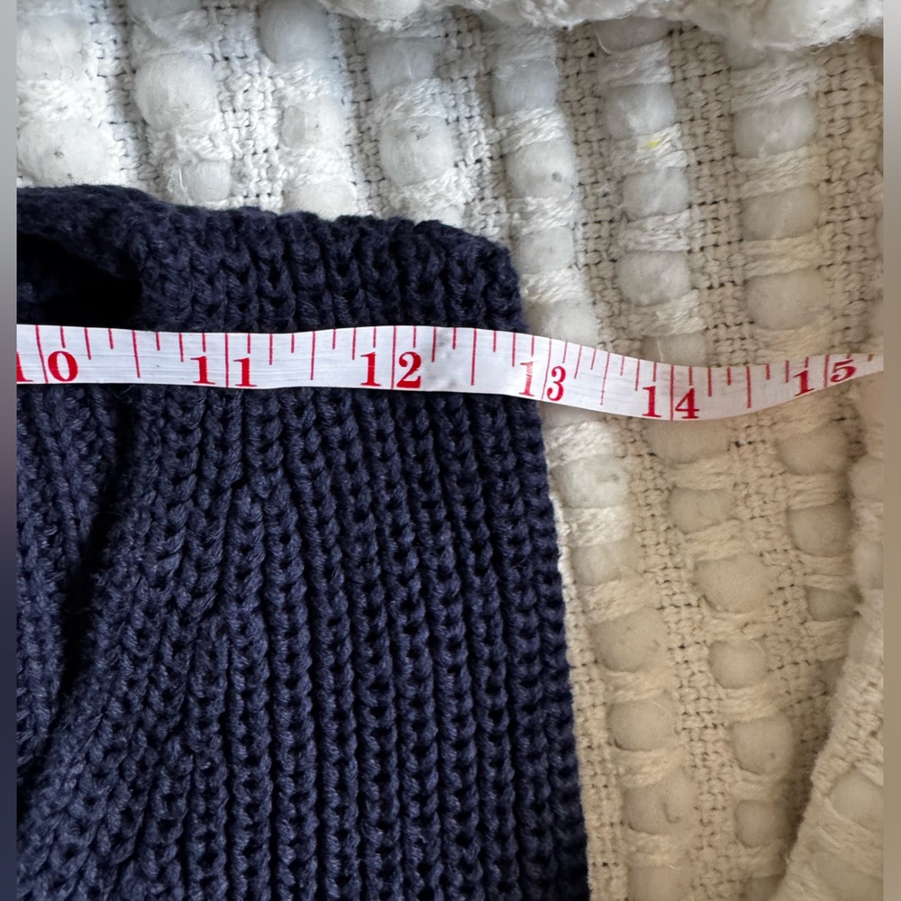 Gap | Classic Navy and White Striped V-Neck Sweater Vest | Size small - Picture 6 of 9